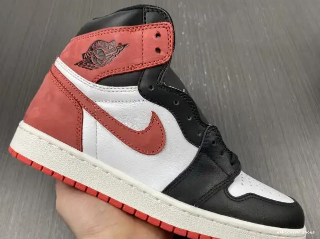 Cheap Retro 1 OG High 'Track 555088-112 Air Jordan Red' 0418